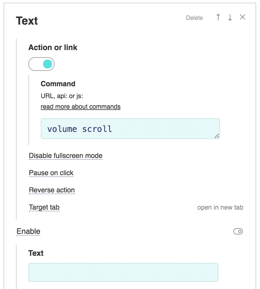 html mp4 volume scroll